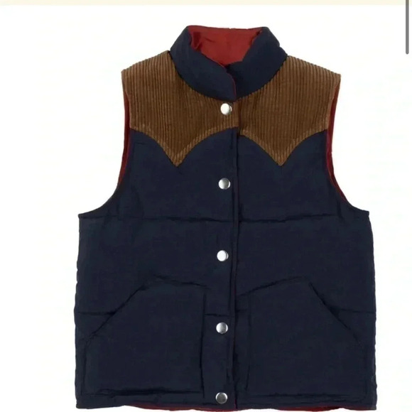 SOLD OUT Frankie Navy Vest - Maisonette - Picture 7 of 7